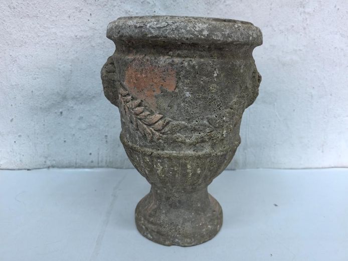 Vintage Concrete Garden Urn Planter