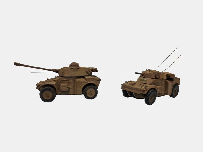 Panhard AML-90 and AML-60 Armored Car Miniatures