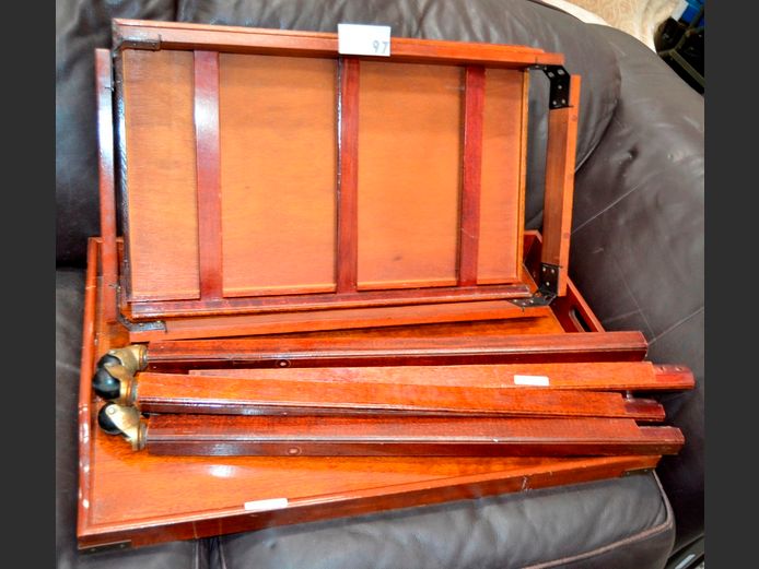 MAHOGANY TEA TROLLEY [Incomplete, Dismantled]