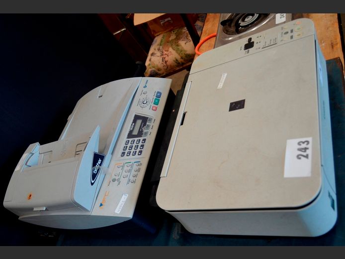 LOT: BROTHER & CANON PIXMA PRINTERS [Switch on, untested further] [#: 422569314]