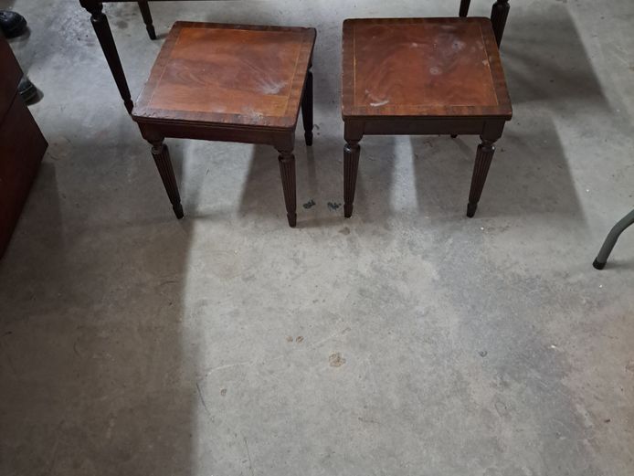 Wooden Coffee Table with 2 side tables