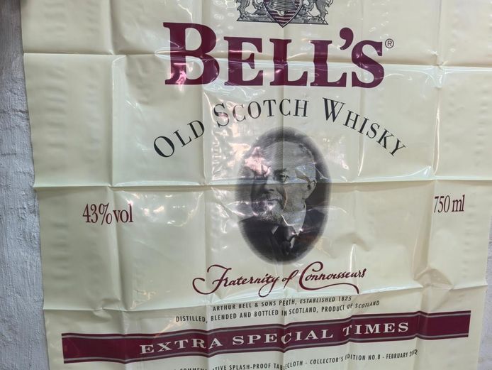 Bell's Scotch Whisky "Extra Special Times" Collector's Edition Tablecloth