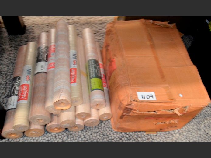 ASSORTED VINYL WALL PAPER