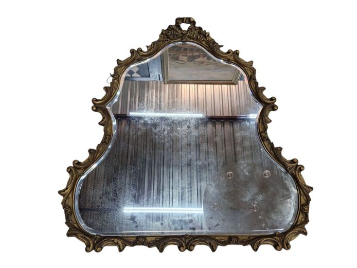 Vintage Gilt Framed Beveled Mirror