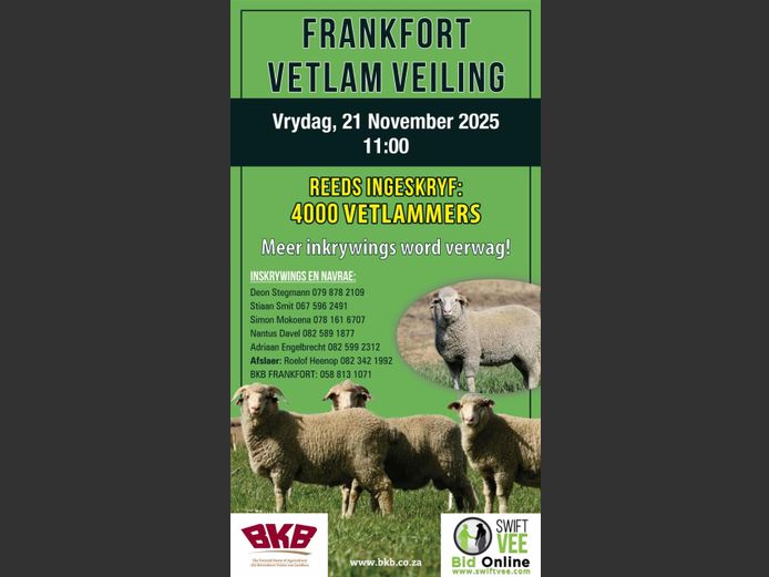 FRANKFORT VETLAM VEILING