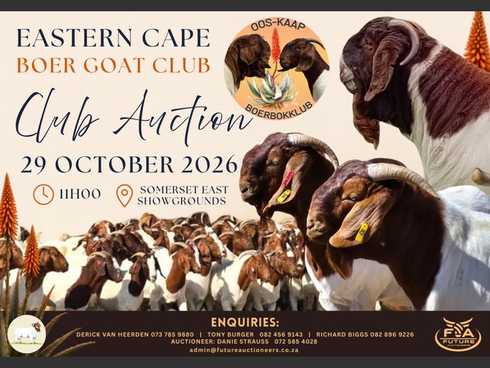 OOS KAAP BOERBOKKLUB KLUBVEILING