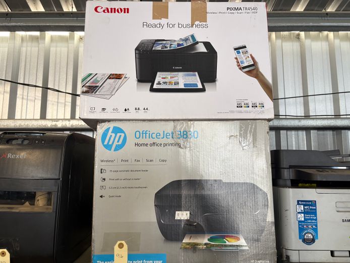 Canon Pixma TR4540 Printer and HP OfficeJet 3830