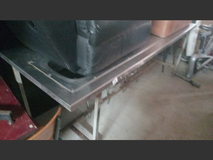 Stainless steel table
