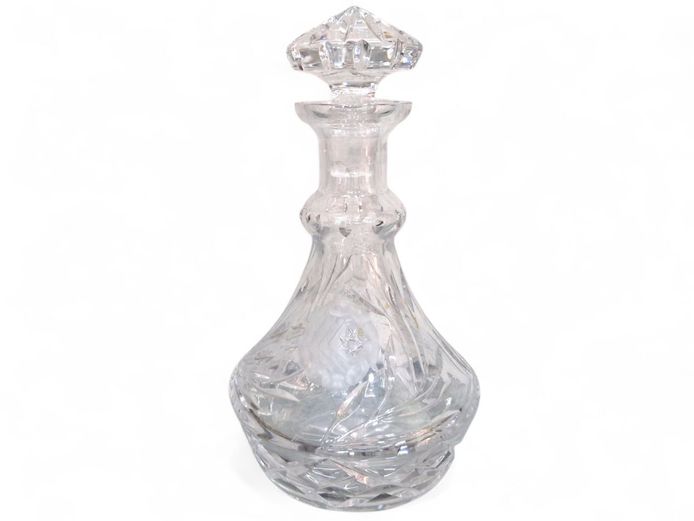Vintage Hand Cut Czech Republic Decanter