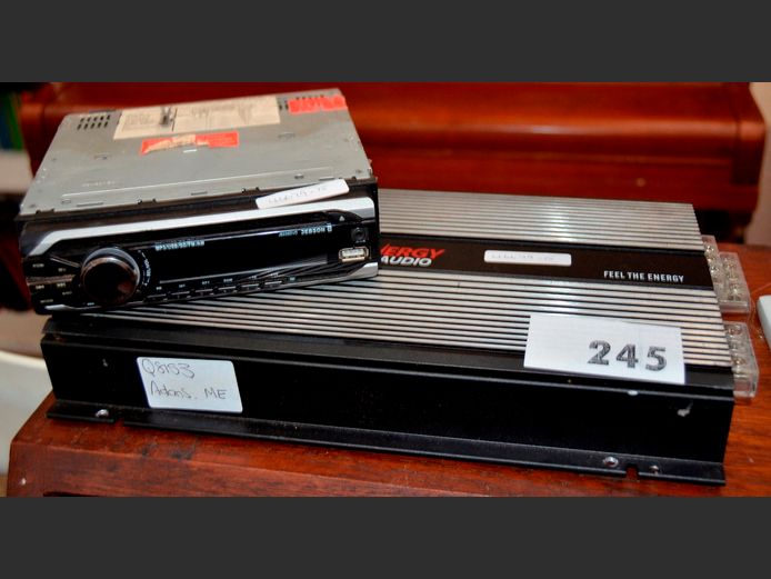 ENERGY AUDIO CAR AMP & A JEBSON MP3/RADIO [Untested]