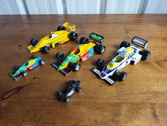 Collection of Diecast Burago Formula 1 Cars