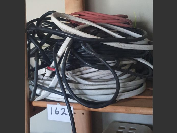 LOT: ASSORTED ELECTRIC WIRES, etc