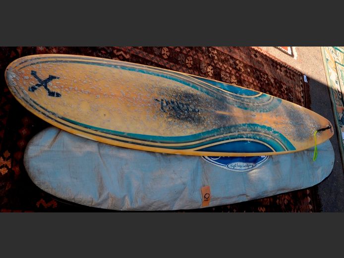 SURFBOARD WITH BAG, 230cm Long