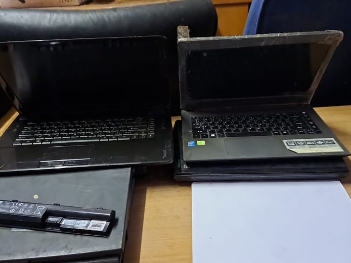 Assorted electronic scrap