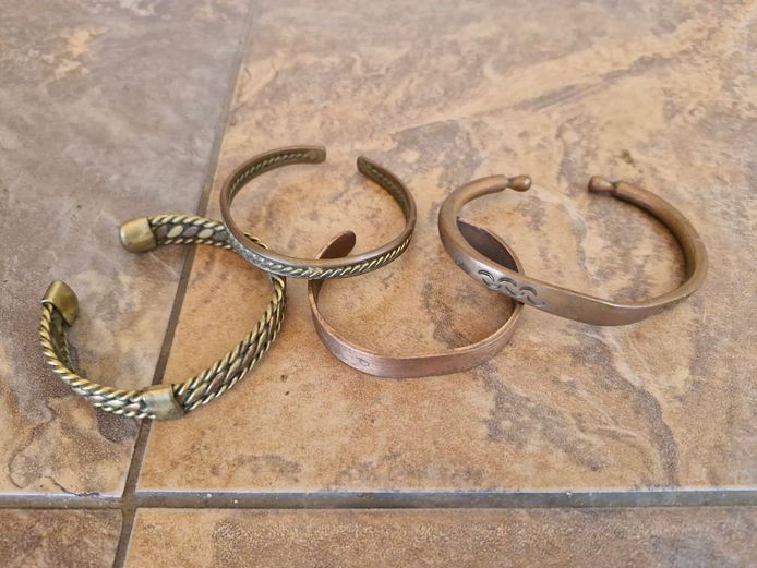 Vintage Mixed Copper and Brass Cuff Collection