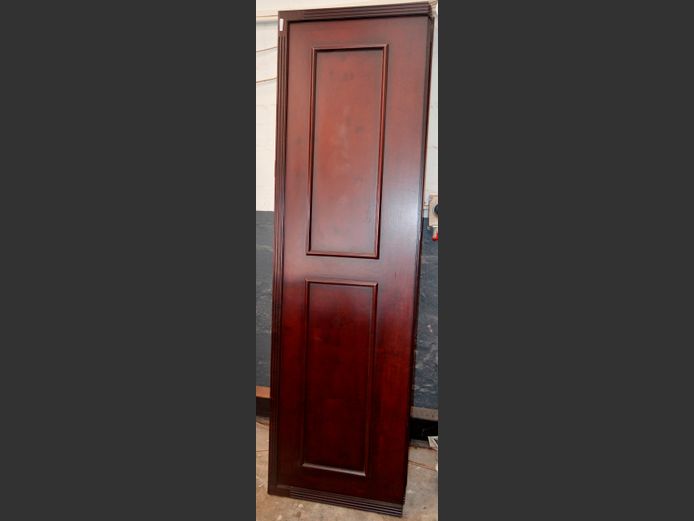 MAHOGANY WALL MOUNT KING SIZE HEADBOARD
