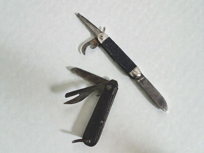 Vintage Military-Style and Sport Multi-Tool Pocket Knives