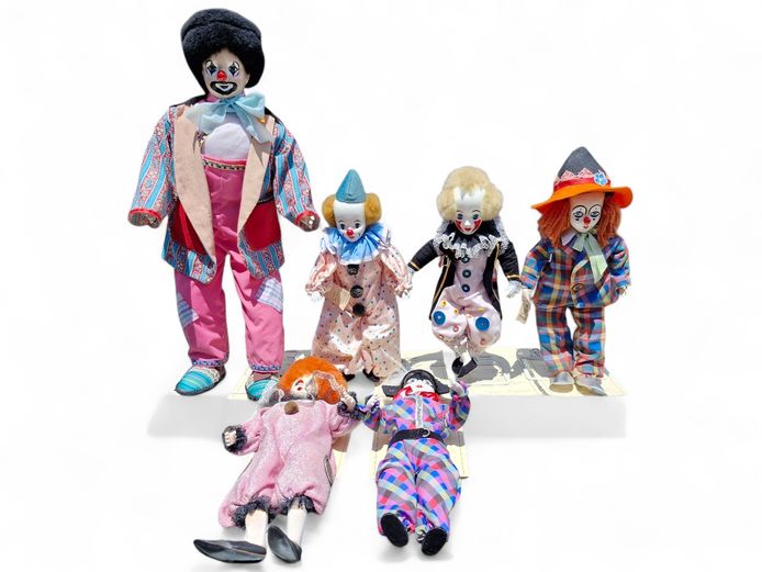 Collection of Limited Edition Porcelain Clown Dolls