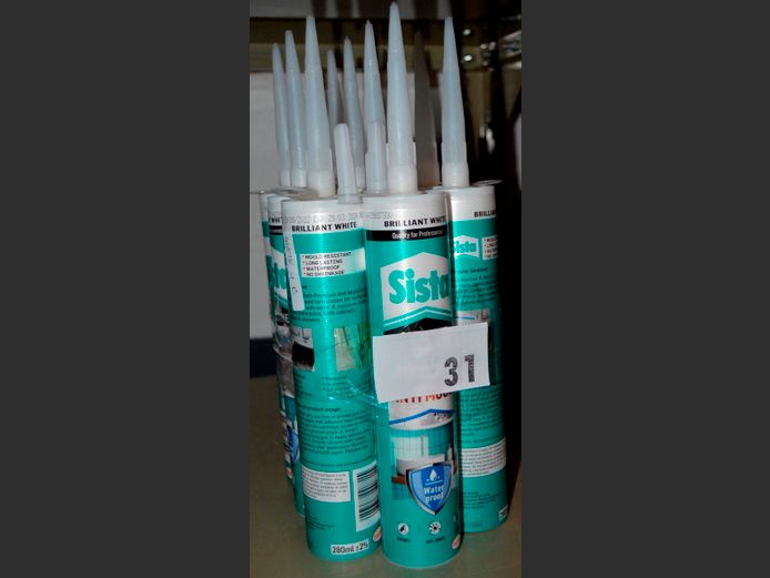 LOT OF 10: SISTA WHITE SILICONE TUBES
