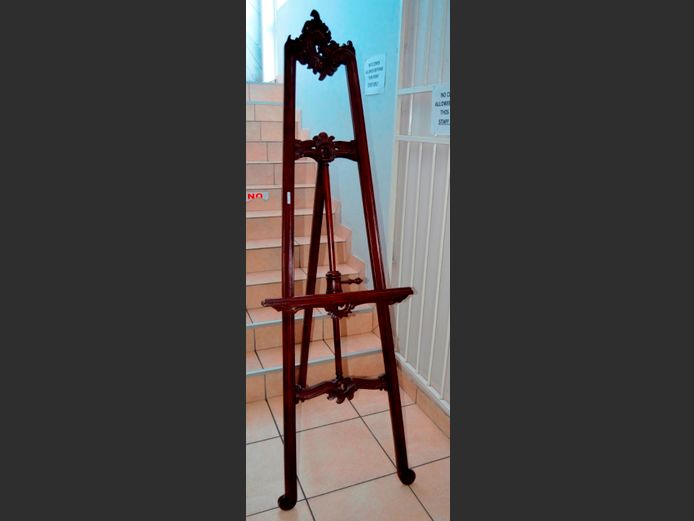 ANTIQUE FRENCH STYLE EASEL, 203cm High