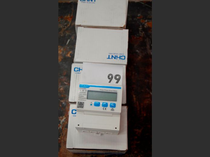LOT OF 4: CHINT 3-PHASE SMART METERS