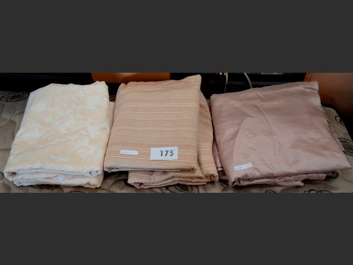 LOT OF 6 DROPS CURTAINS