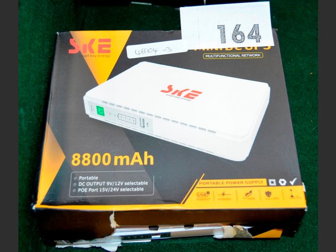 LOT: 2 x DC MINI UPS's [Untested]