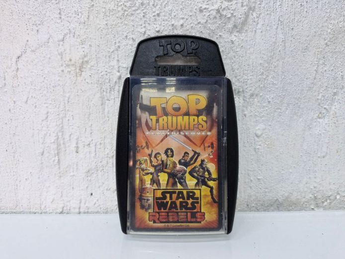 Collectible Star Wars Rebels Top Trumps Card Game in Original Storage Case