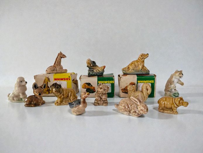 Collection of Wade Whimsies Porcelain Miniatures