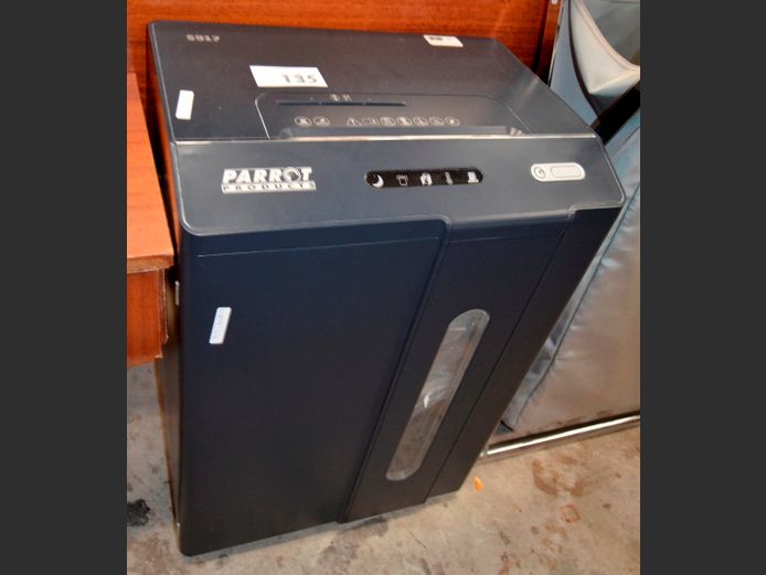 PARROT SHREDDER, 43 x 32 x 64cm [Switches on, untested further]