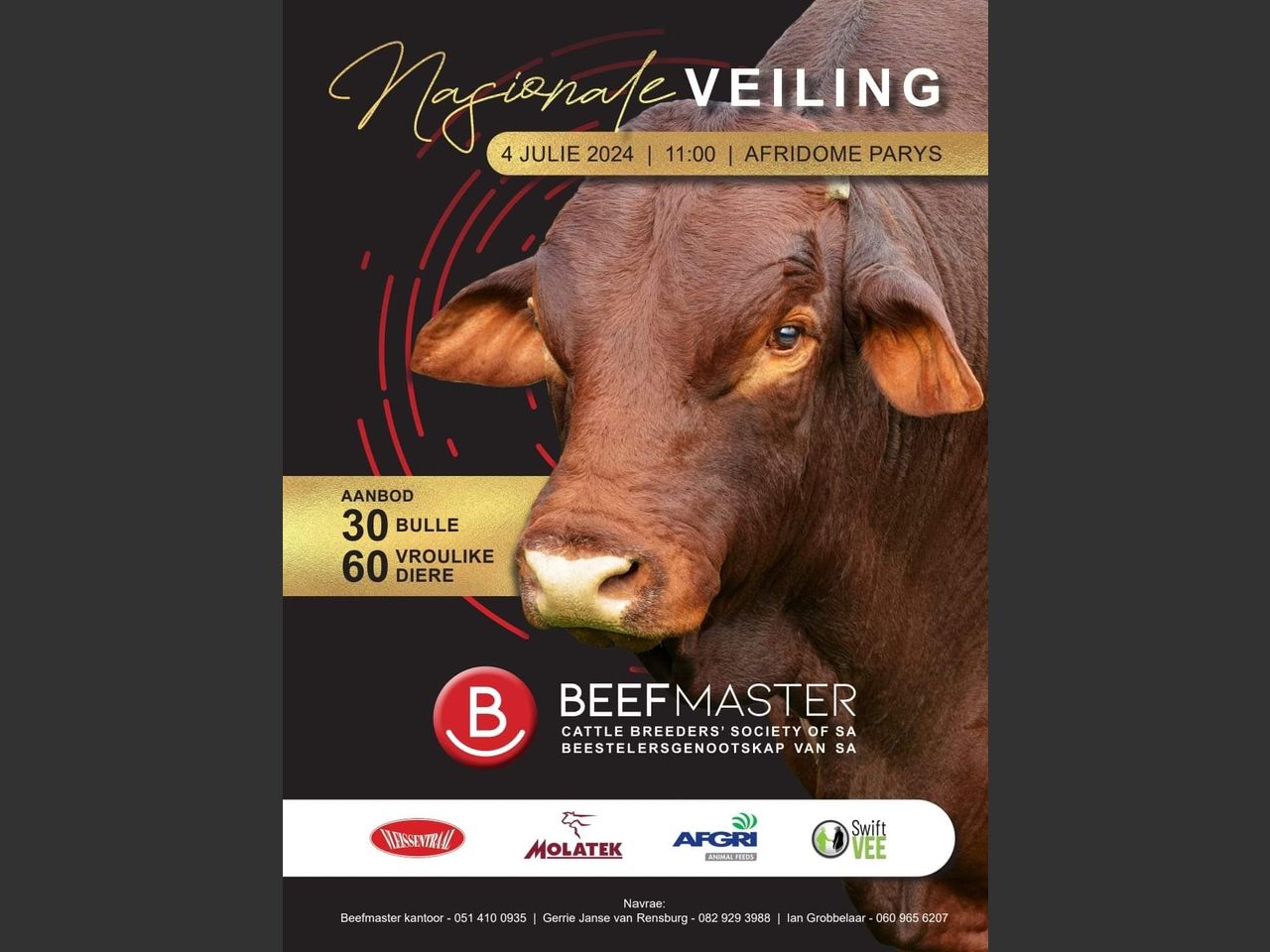 NASIONALE BEEFMASTER VEILING | SwiftVEE | South Africa’s Leading Online ...