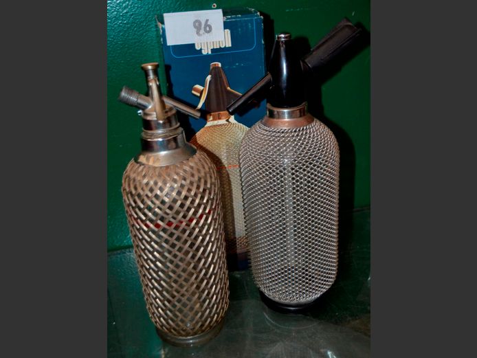 LOT OF 2: VINTAGE SODA SIPHONS