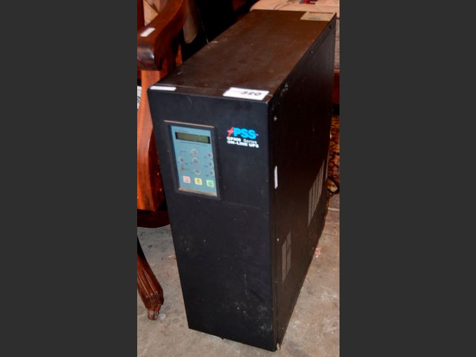 PSS 6KVA U.P.S., 58 x 23 x 70cm [Switches on, untested further]
