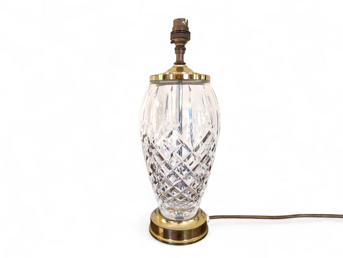 Waterford Cut Crystal Lamp