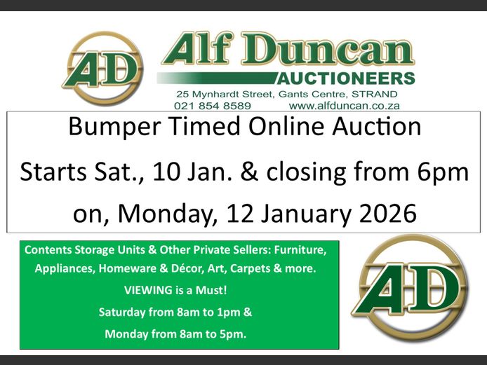 Bumper Timed Online Auction