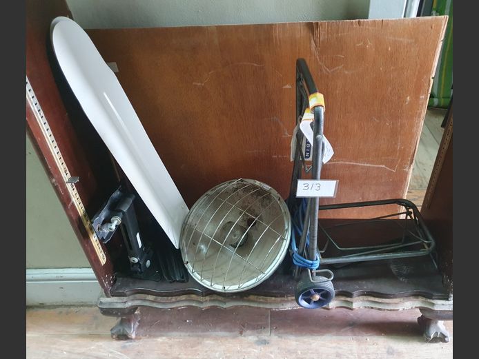 LOT: CADAC SAFIRE GAS HEATER, TROLLEY, etc