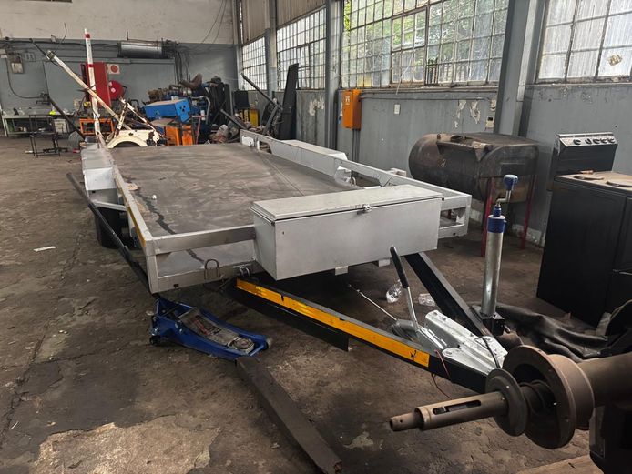 2024 Double Axle Car Trailer with Electric Winch