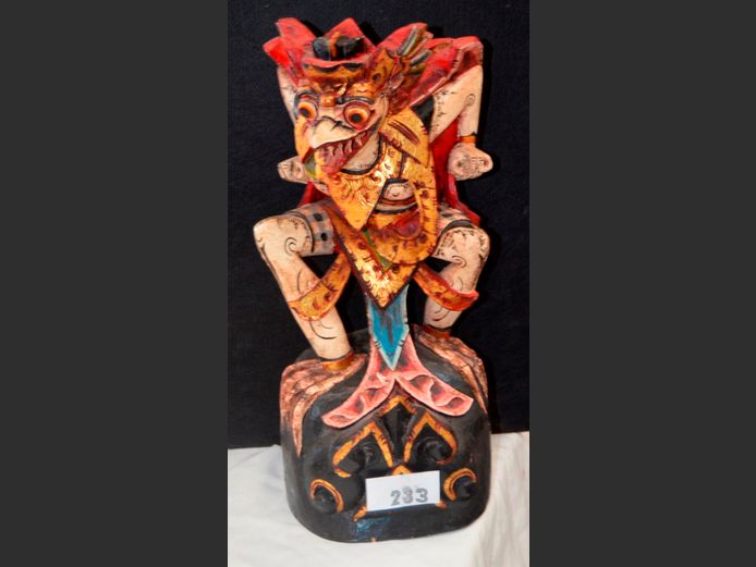 INDONESIAN GARUDA SCULPTURE, 49cm High [Some spines needed]