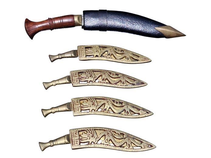 Vintage Nepalese Kukri Knives