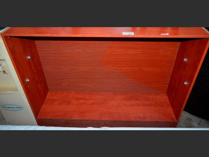 CHERRY FOIL OPEN SHELF, 130 x 36x 100cm [Shelves needed]