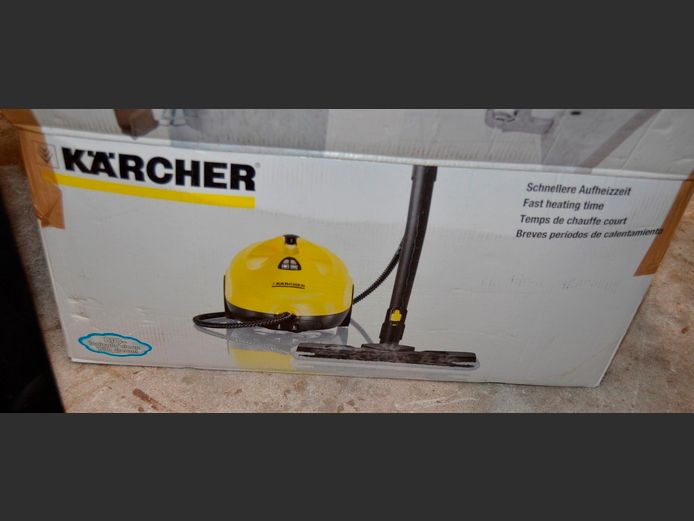 K'ARCHER STEAM CLEANER [Switches on]