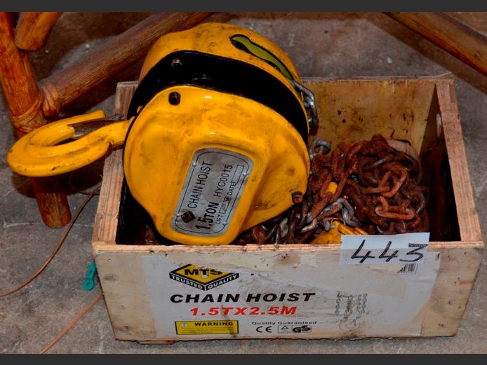 MTS 1.5-TON x 2.5m CHAIN HOIST