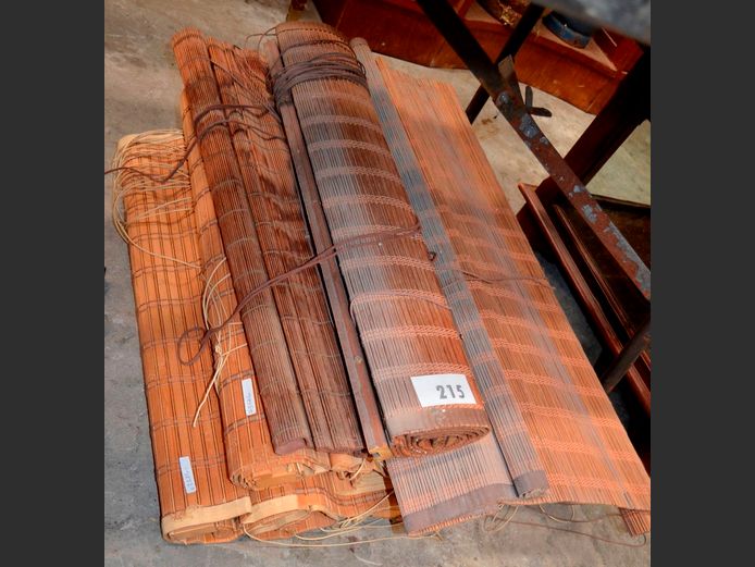 LOT: BAMBOO BLINDS