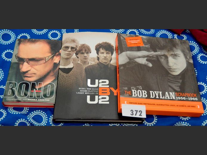COFFEE TABLE BOOKS: BONO, U2 & BOB DYLAN