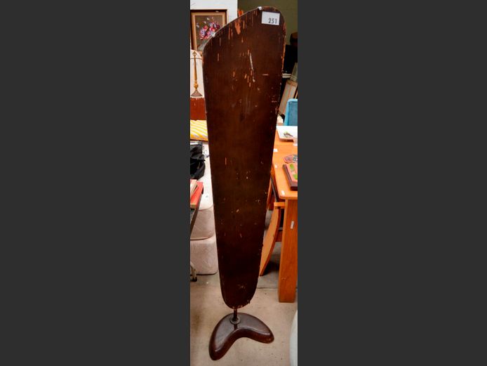 1970's WOODEN CHIVAL MIRROR FRAME, 159cm High [No mirror, need some TLC]