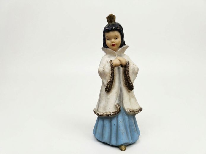 Vintage Heissner Ceramic Figurine of Snow White (West Germany, Model 931)