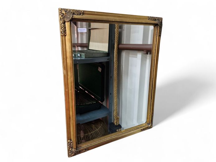 Vintage Gilded Bevelled Mirror 