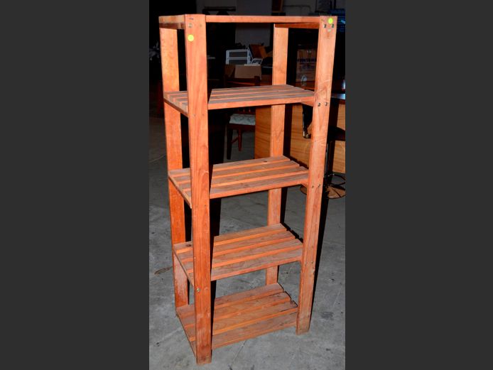 PINE 5-TIER SHELF, 60 x 38 x 150cm
