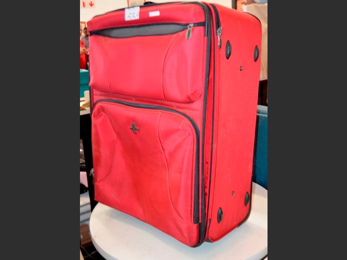 ATLANTIC RED SUITCASE, 57 x 35 x 78cm