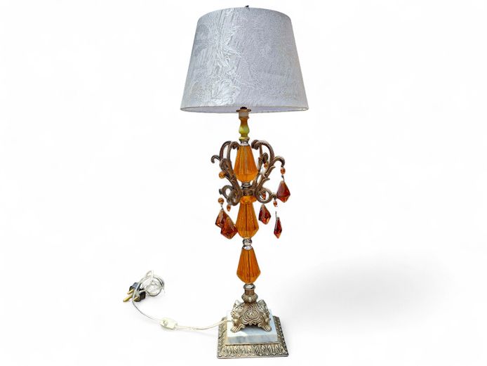 Vintage Hollywood Regency-Style Table Lamp